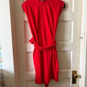 SHEIN Vibrant Red Mini Dress